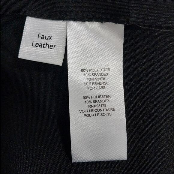 NWOT! TAHARI! RICH BLACK FAUX SUEDE ZIP POCKET, EPAULETTE SHOULDER JACKET! SZ S - Picture 10 of 12